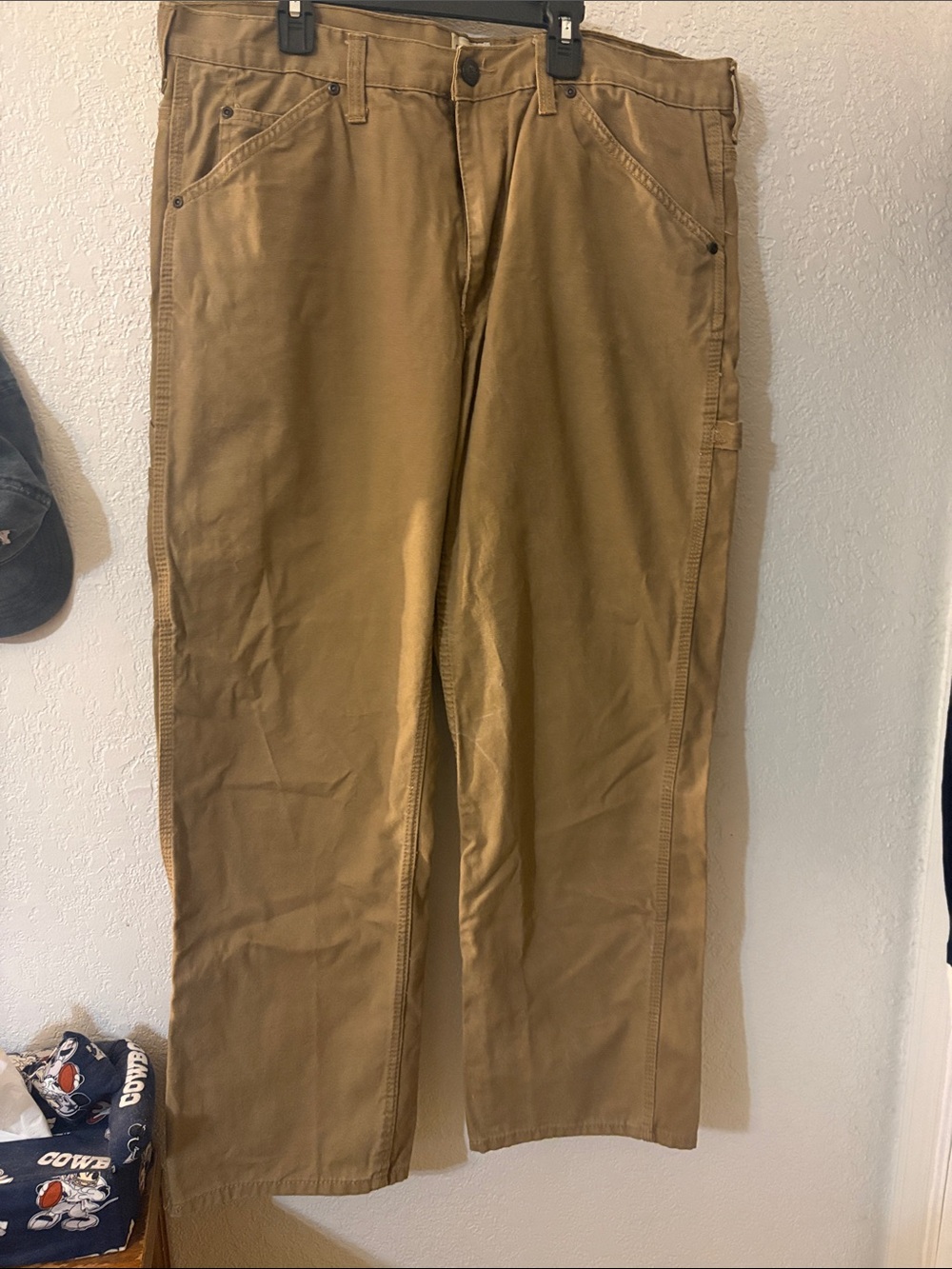 Men's Straight C.E Schmidt Carpenter Chinos in Tan